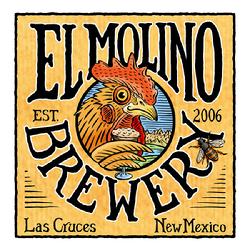 El Molino, logo, brewery, rooster, beer, fun, funny, illustration, bob, diven, new, mexico